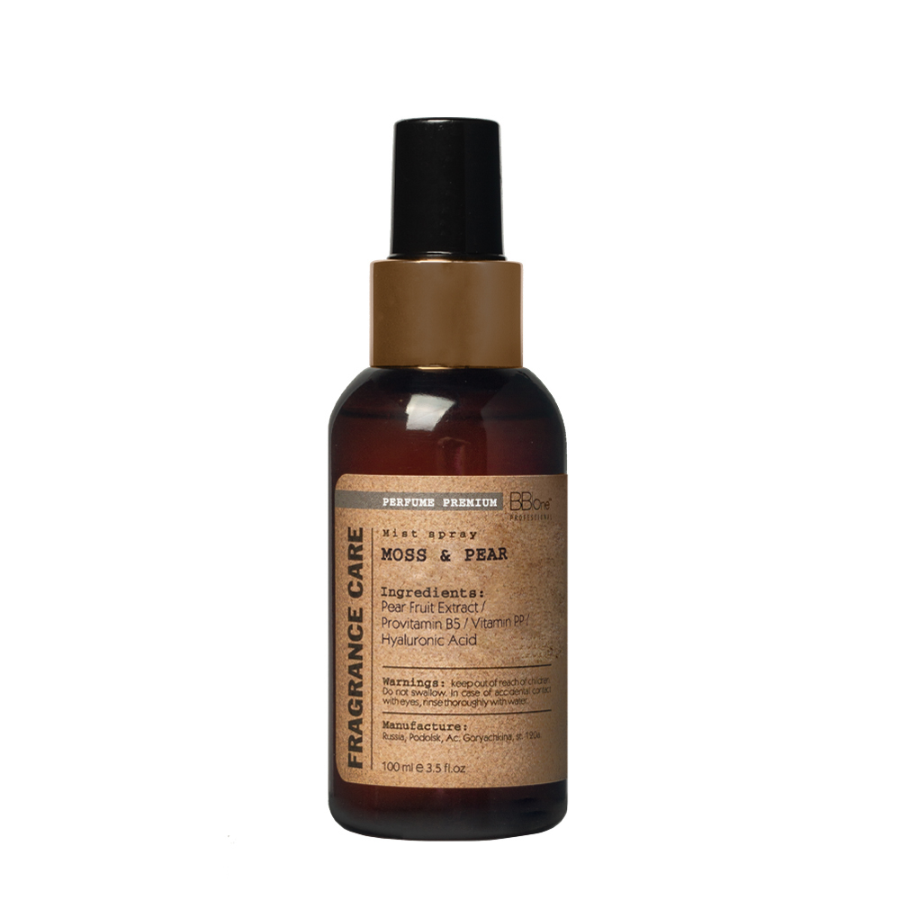 BB ONE, Парфюмированный спрей для волос Mist Spray Moss & Pear Fragrance Care, 100 мл.
