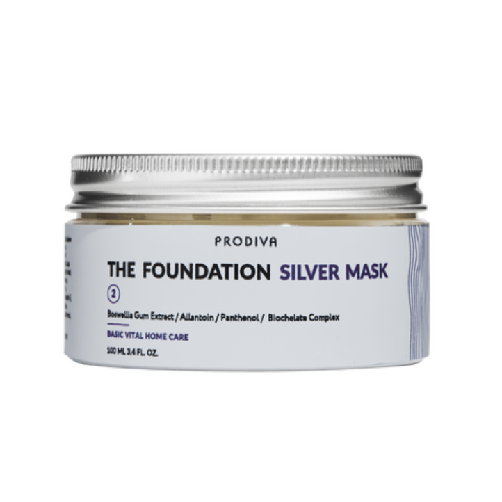 PRODIVA, Маска для осветленных волос The Foundation Silver Mask, 100 мл.