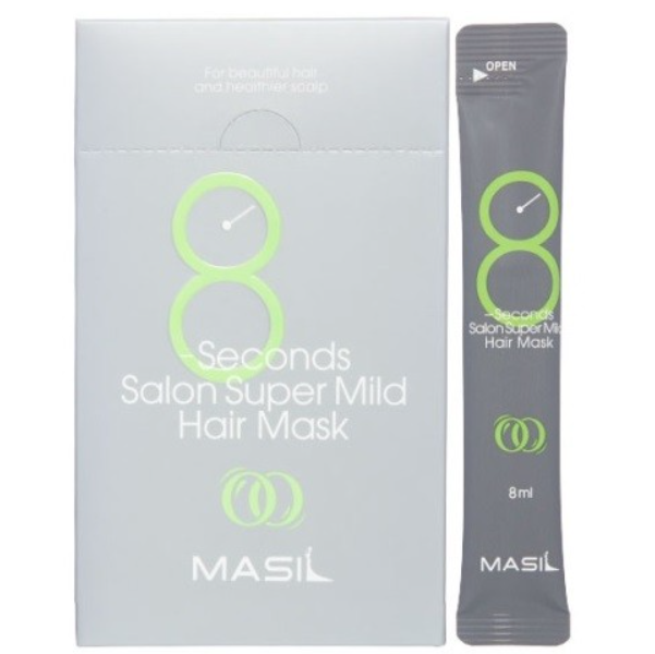 MASIL, Восстанавливающая супер мягкая маска для ослабленных волос 8 Seconds Salon Super Mild Hair Mask, 20*8 мл.