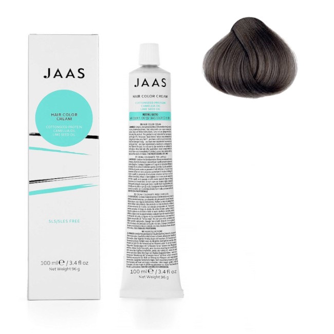 JAAS, Перманентная краска для волос 6.1 Ash Dark Blonde, 100 мл.