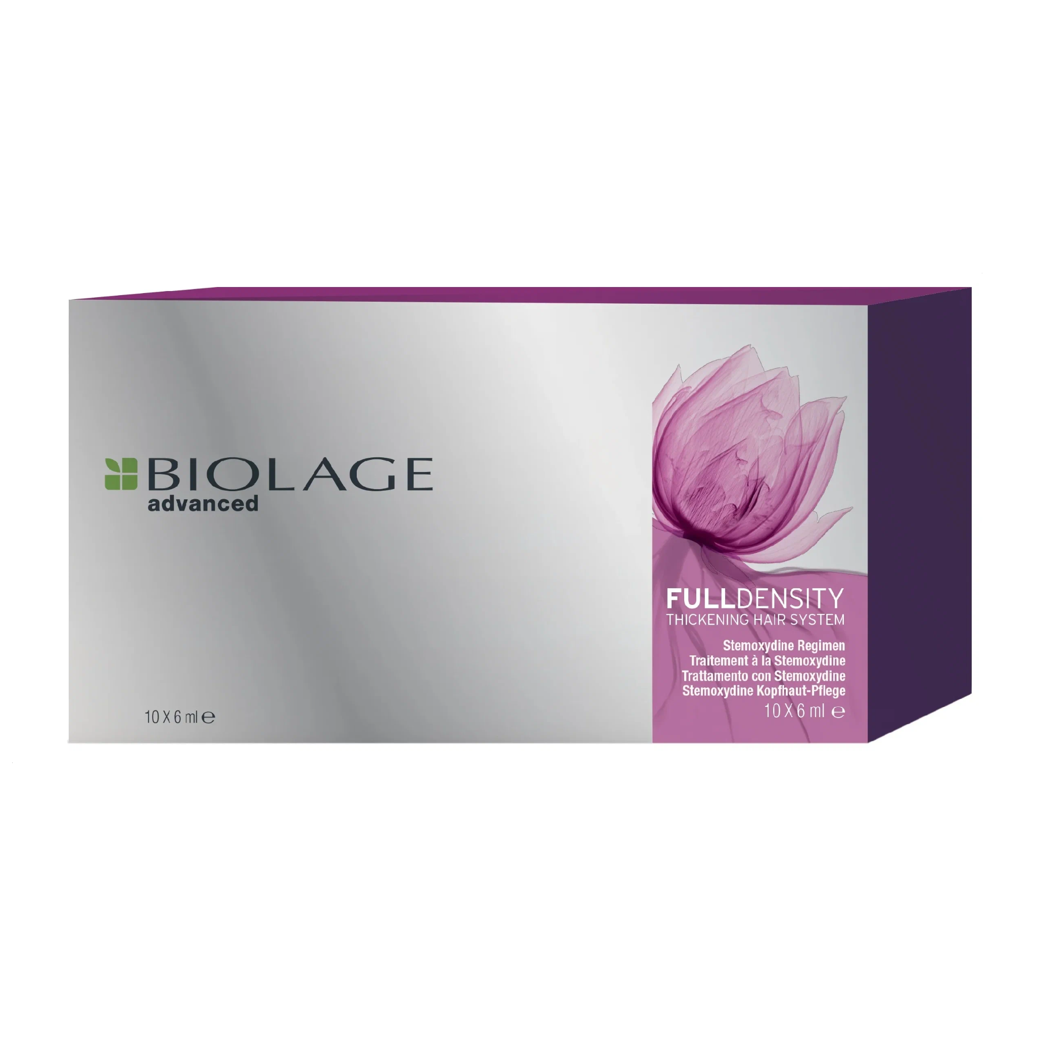 Глубокий тоник-уход со стемоксидином, комплекс для уплотнения волос Biolage FullDensity, 10 х 6 мл. 