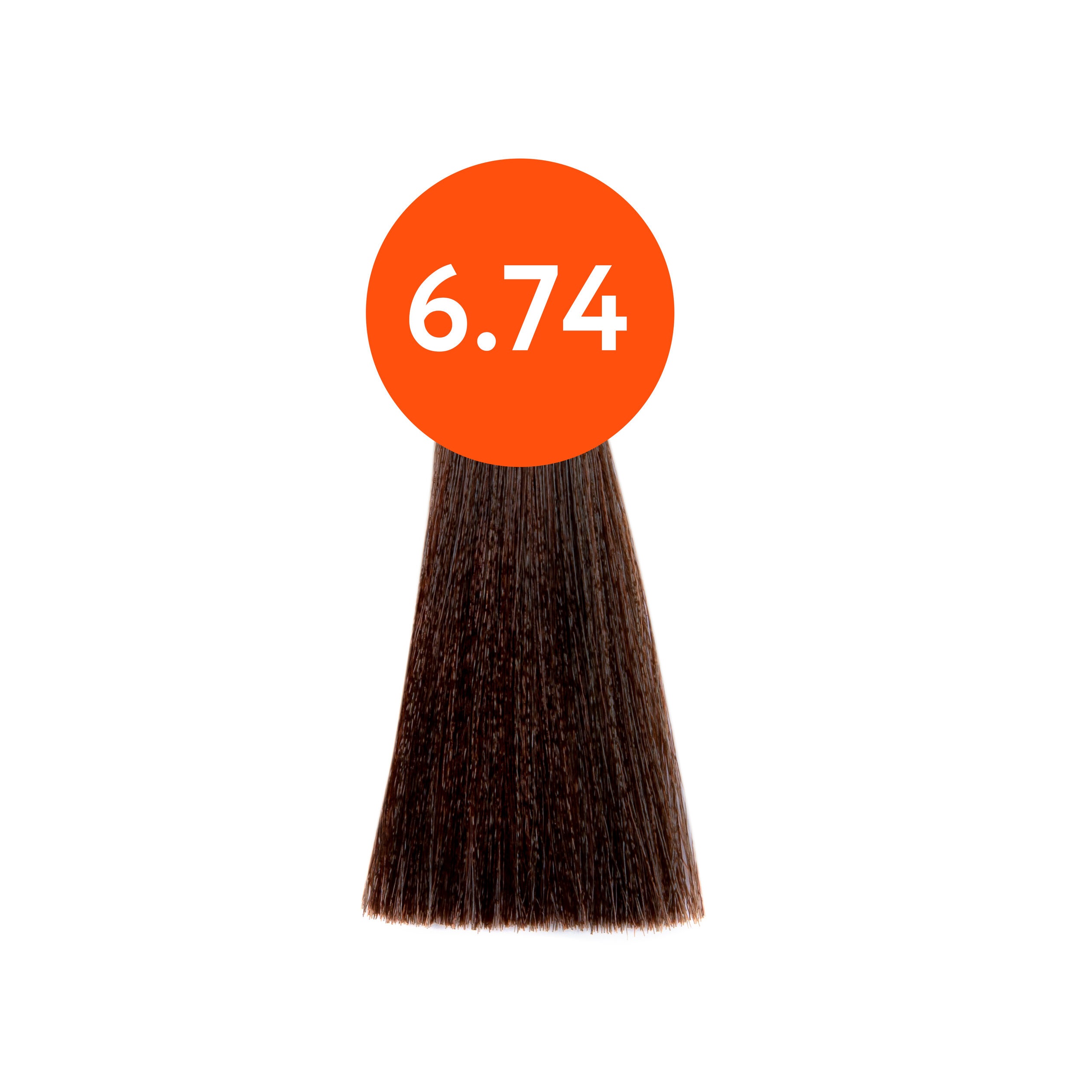 Перманентная крем-краска для волос N-Joy 6/74, 100 мл.
