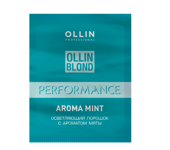 OLLIN, Осветляющий порошок с ароматом мяты Blond Performance, 30 г.