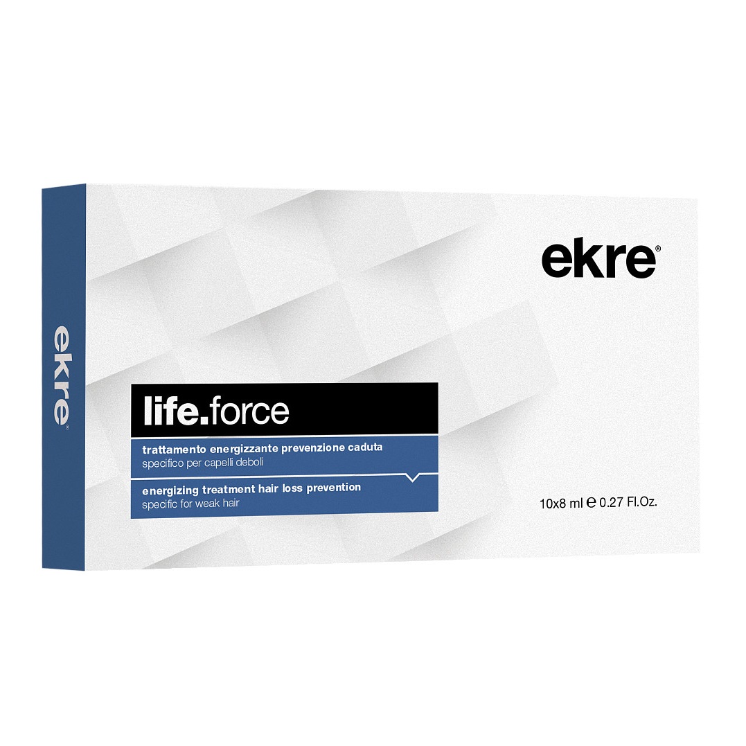 EKRE, Лосьон для слабых и ломких волос Energizing Life.Force, 10*8 мл.