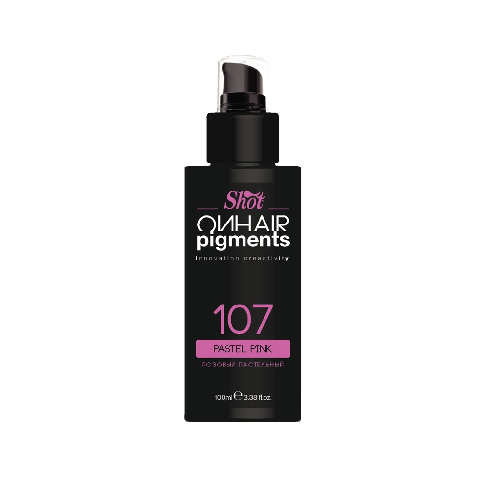 SHOT, Пастельные пигменты для тонирования волос On Hair Pigments Розовый, 100 мл.