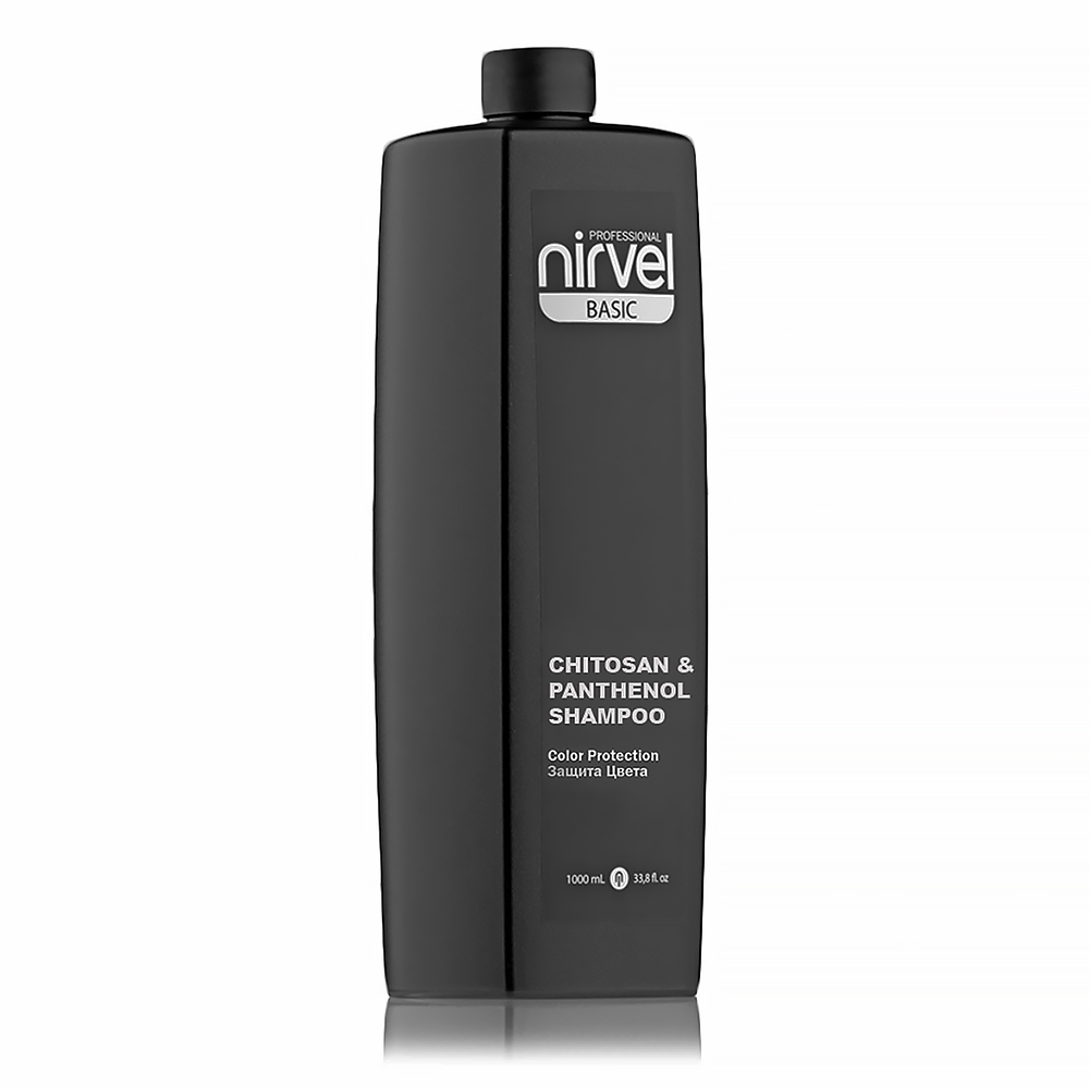 NIRVEL, Шампунь для объема тонких волос с хитозаном и пантенолом Chitosan & Panthenol, 1000 мл.