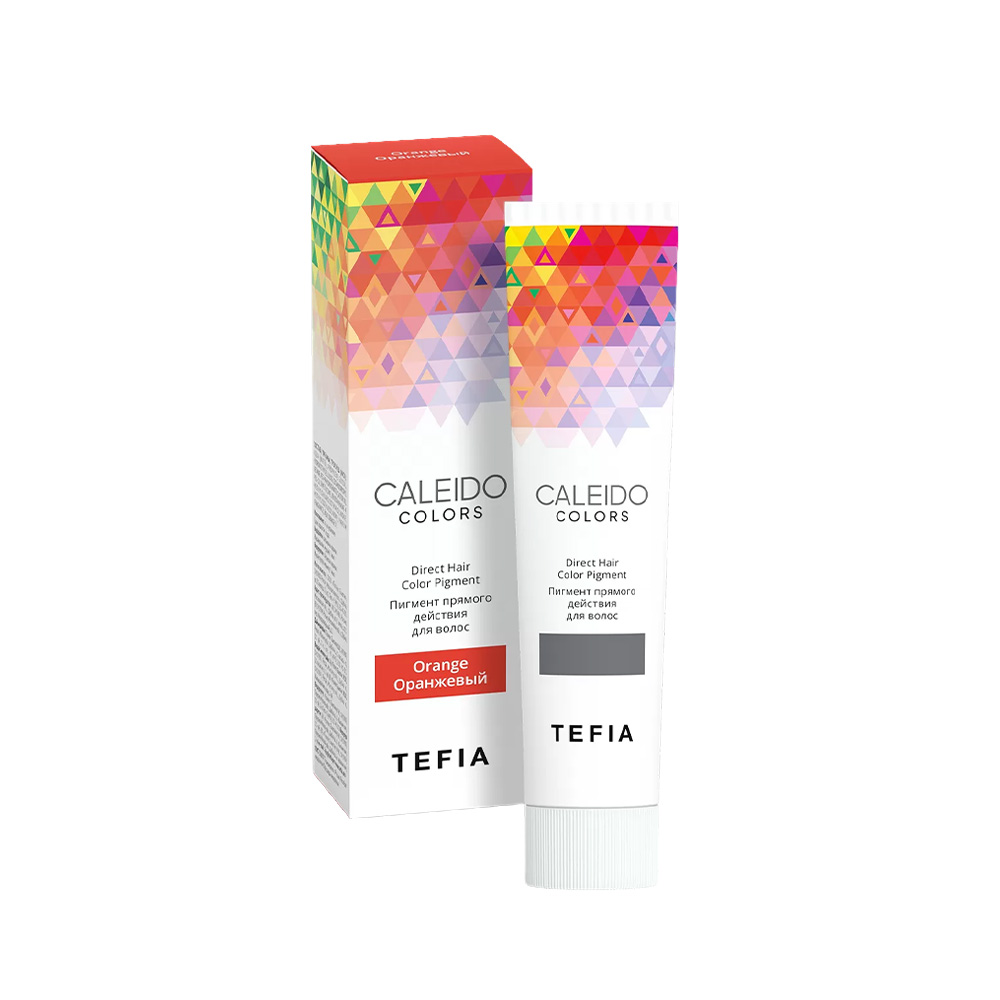 TEFIA, Пигмент прямого действия для волос Caleido Colors Orange, 100 мл.