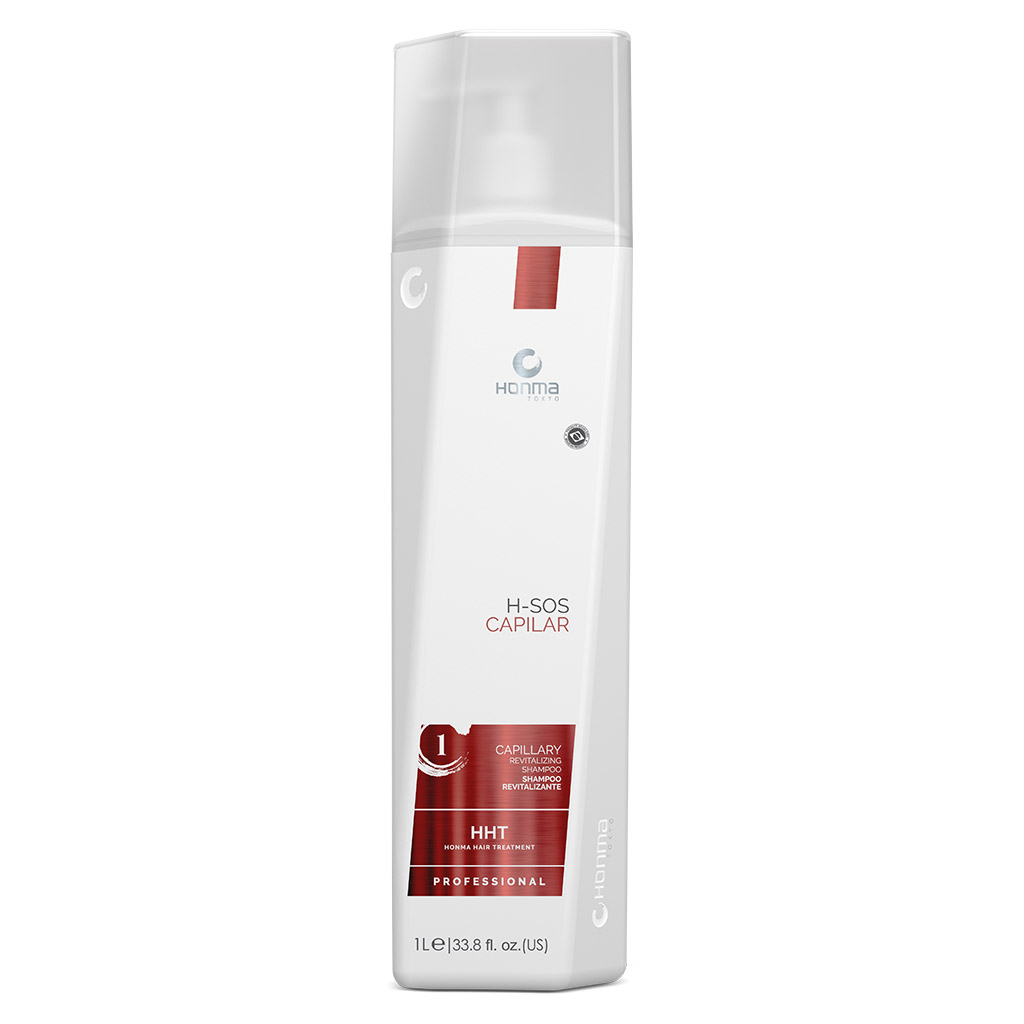 HONMA TOKYO, Очищающий шампунь H-S.O.S Capillary Revitalizing Shampoo, 1000 мл.