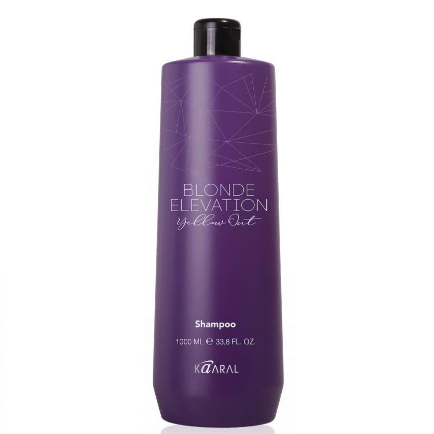 KAARAL, Антижелтый шампунь для волос Blonde Elevation Shampoo, 1000 мл.
