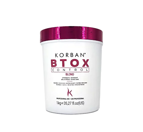 KORBAN, Ботокс концентрат с эффектом anti-yellow Btox Brazilian Keratin Blond, 1000 мл.