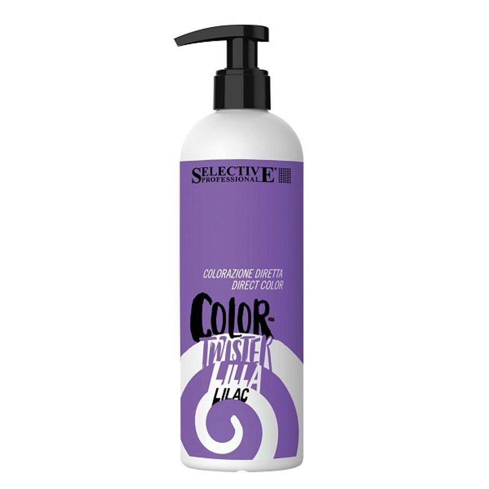 SELECTIVE, Ухаживающая краска для волос прямого действия с кератином Color-Twister лиловый, 300 мл.