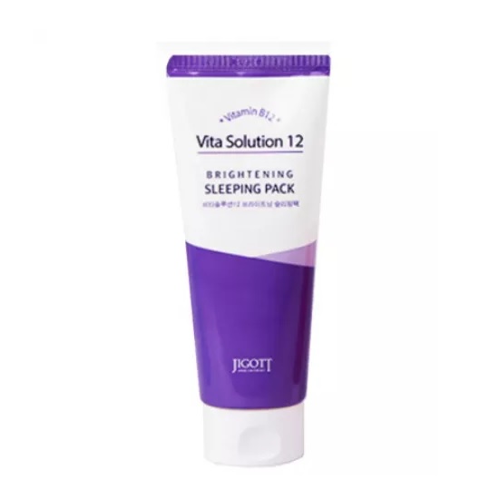 JIGOTT, Маска для лица ночная Vita Solution 12 Brightening Sleeping Pack, 180 мл.