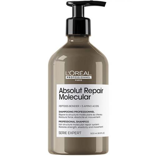 L'OREAL, Шампунь для молекулярного восстановления волос Expert Absolut Repair Molecular, 500 мл.