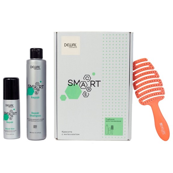 DEWAL, Набор для поврежденных волос Smart Care Repair.