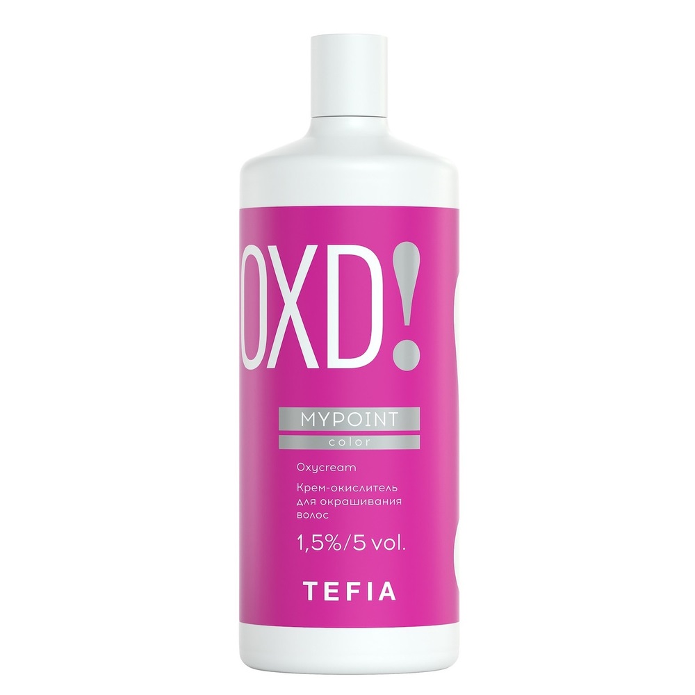 TEFIA, Крем-окислитель для окрашивания волос 1,5% (5 Vol) Color Oxycream MyPoint, 900 мл.