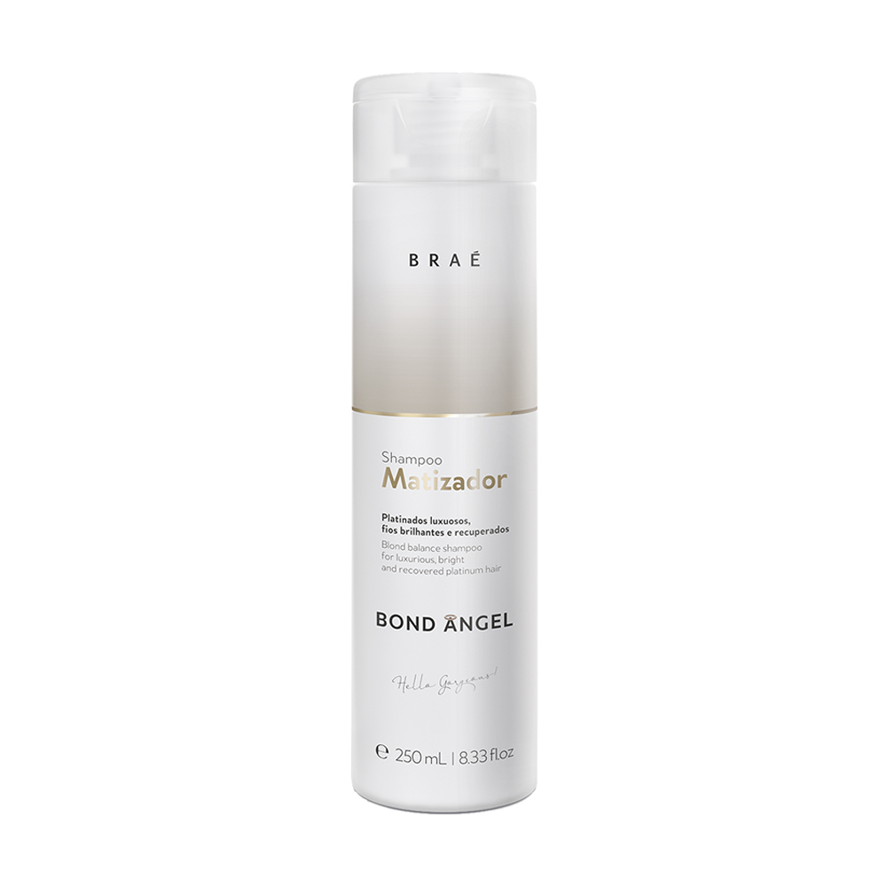 BRAÉ, Тонирующий шампунь Bond Angel Blond Balance Matizador, 250 мл.