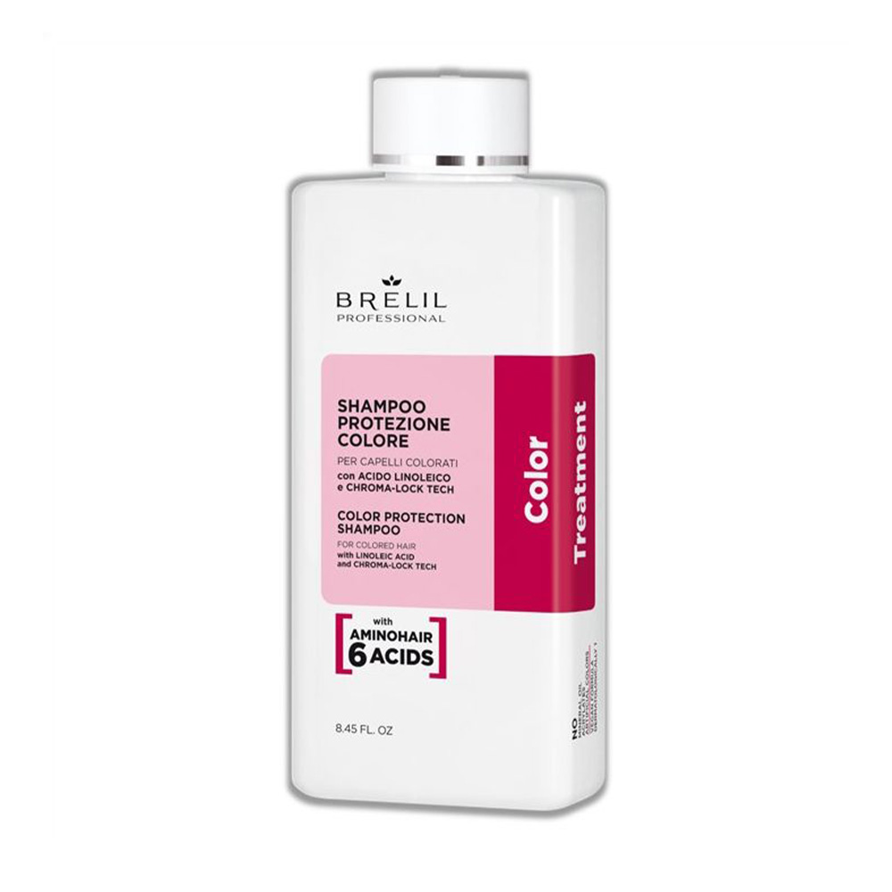 BRELIL, Шампунь для защиты цвета окрашенных волос Colour Shampoo Amino Treatment, 250 мл.