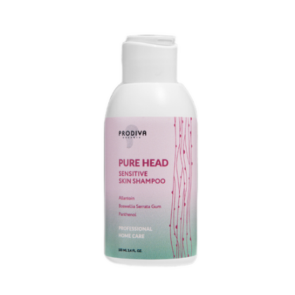 PRODIVA, Шампунь для чувствительной кожи головы Pure Head Sensitive Skin Shampoo, 100 мл.