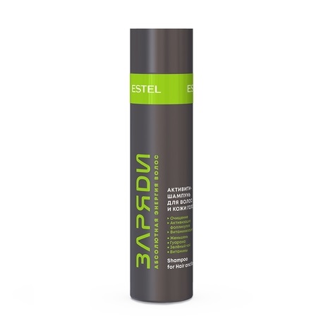 ESTEL, Активити-шампунь для волос и кожи головы Заряди, 250 мл.
