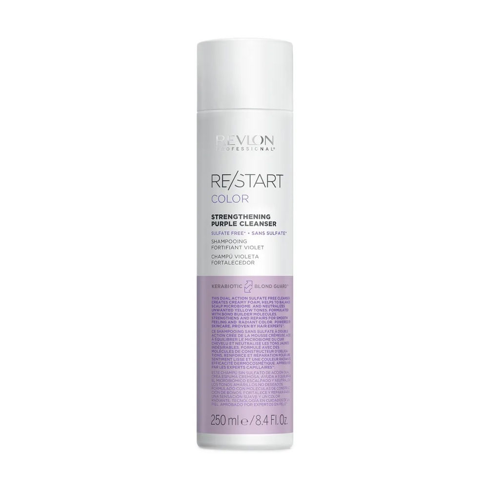 REVLON, Укрепляющий фиолетовый шампунь Purple Cleanser Restart Color, 250 мл.
