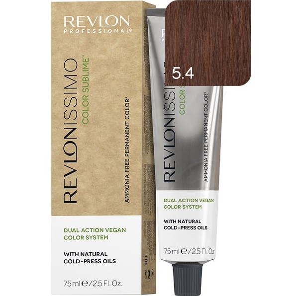 REVLON, Краска для волос Revlonissimo Color Sublime 5.4, 75 мл.