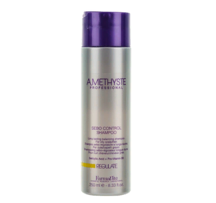 FARMAVITA, Шампунь для жирной кожи головы Amethyste Regulate Sebo Control Shampoo.  