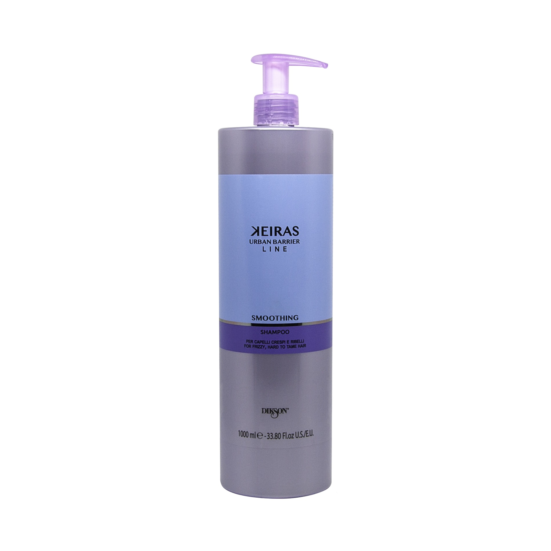 DIKSON, Шампунь для непослушных волос Shampoo For Frizzy Hard To Tame Hair Keiras, 1000 мл.