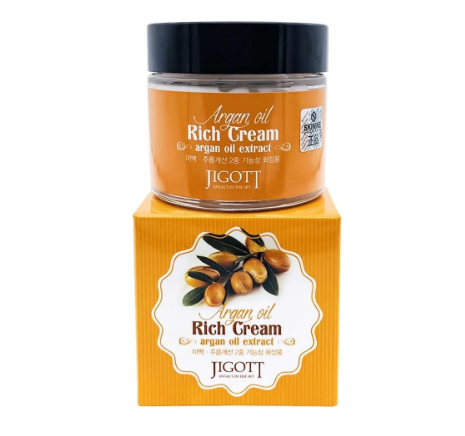 JIGOTT, Крем для лица с аргановым маслом Argan Oil Rich Cream, 70 мл.