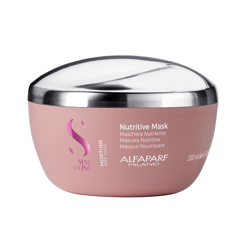 ALFAPARF MILANO, Маска для сухих волос Nutritive Mask Semi Di Lino Moisture, 200 мл.