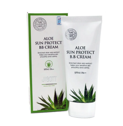 JIGOTT, ВВ-крем с экстрактом алоэ Aloe Sun Protect BB Cream Spf41 PA++, 50 мл.