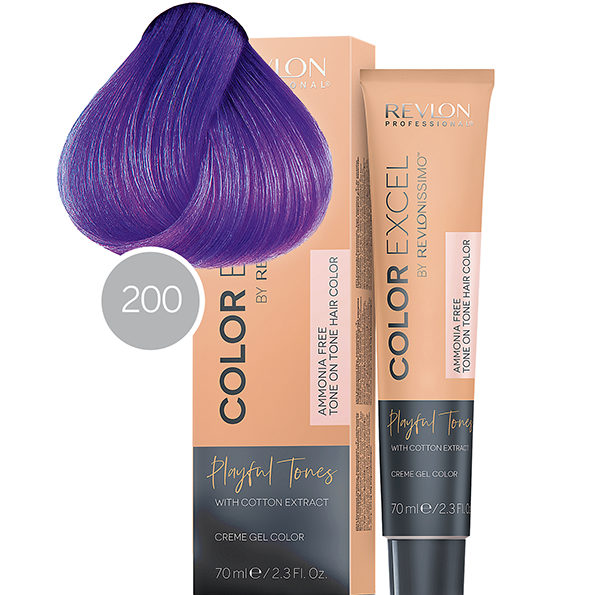 REVLON, Безаммиачная краска для волос Revlonissimo Color Excel Playful 200, 70 мл.