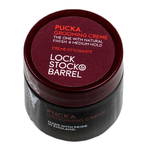 LOCK STOCK & BARREL, Крем для тонких и кудрявых волос Pucka Grooming Creme, 30 г.