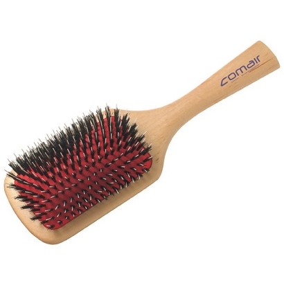 COMAIR, Деревянная щётка Natural Wooden Brush, 11-рядная.