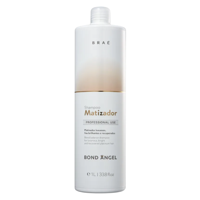 BRAÉ, Тонирующий шампунь Bond Angel Blond Balance Matizador, 1000 мл.
