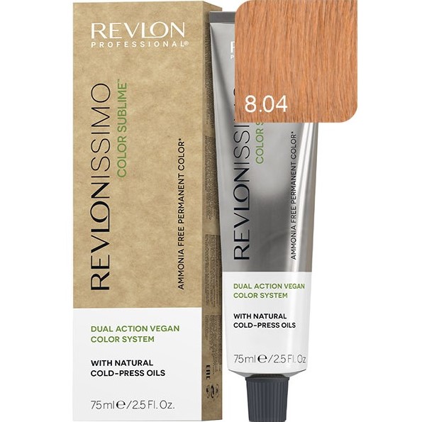 REVLON, Краска для волос Revlonissimo Color Sublime 8.04, 75 мл.