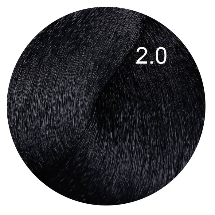 Крем-краска для волос без аммиака с аргановым маслом Bio Life Color 2/0, 100 мл.