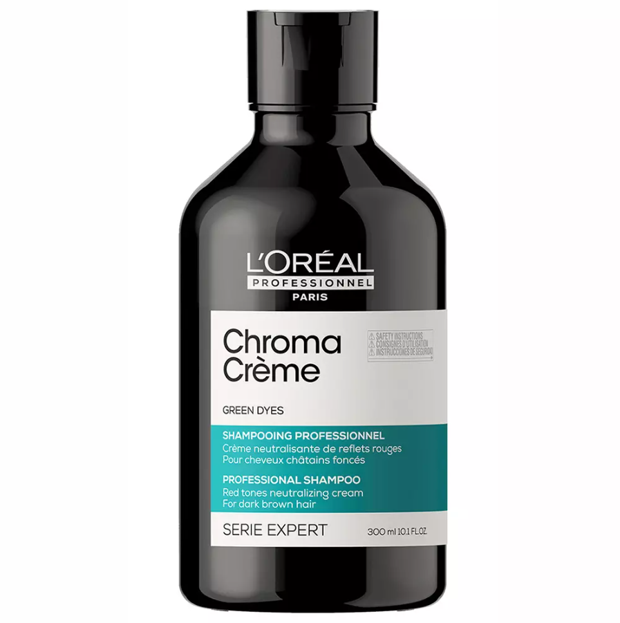 L'OREAL, Шампунь с зеленым пигментом Chroma Creme, 300 мл.