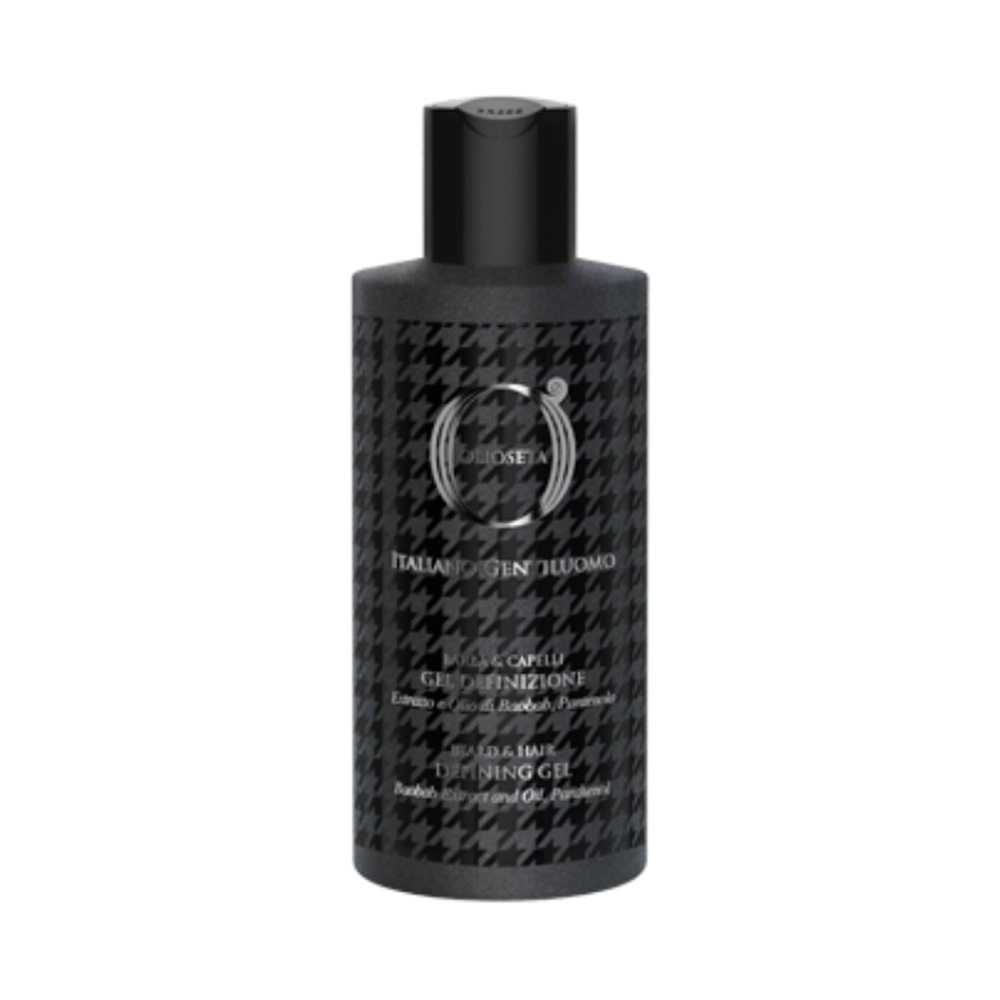 BAREX, Гель для укладки волос и усов Olioseta Italiano Gentiluomo, 200 мл.
