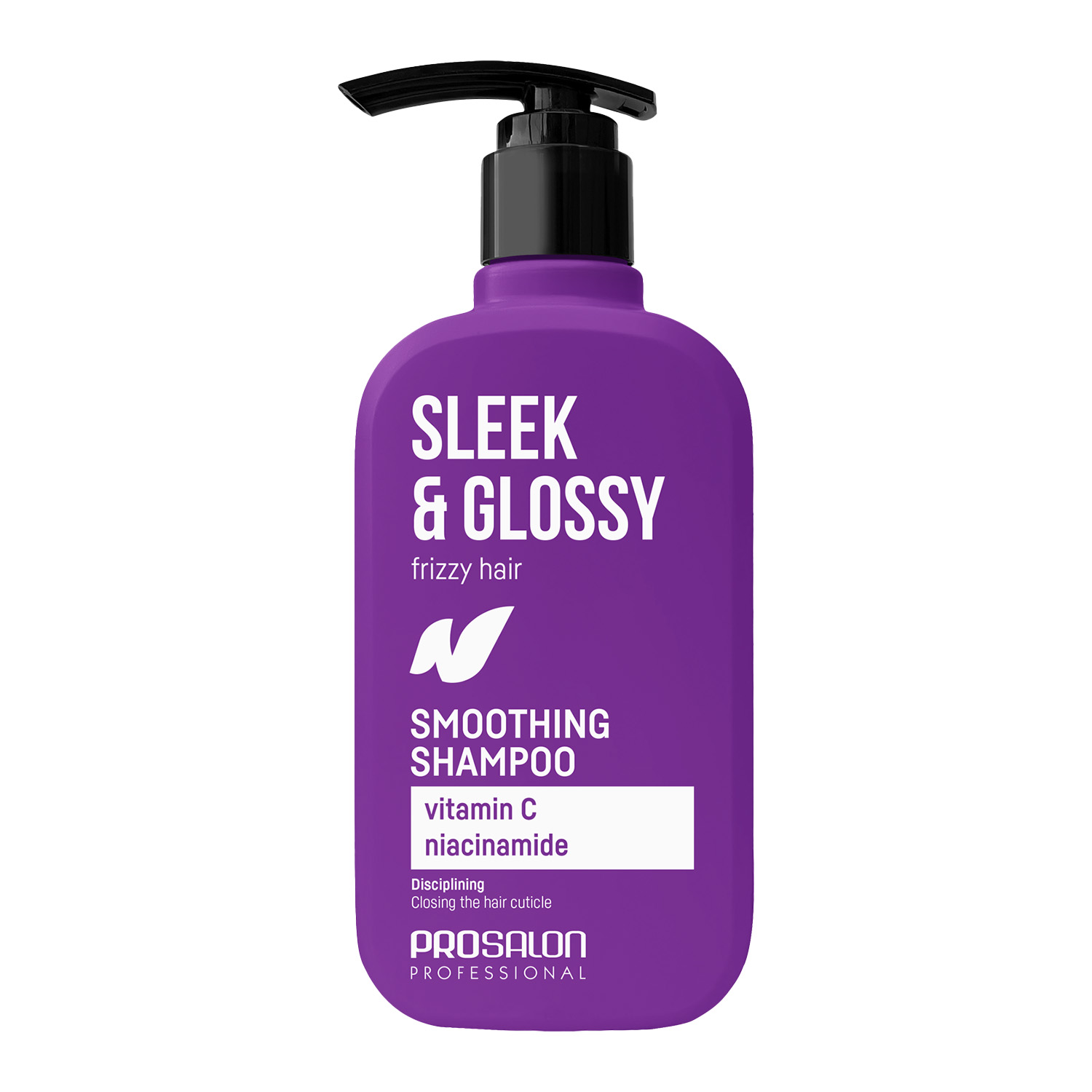 PROSALON, Шампунь разглаживающий Sleek & Glossy, 375 мл.