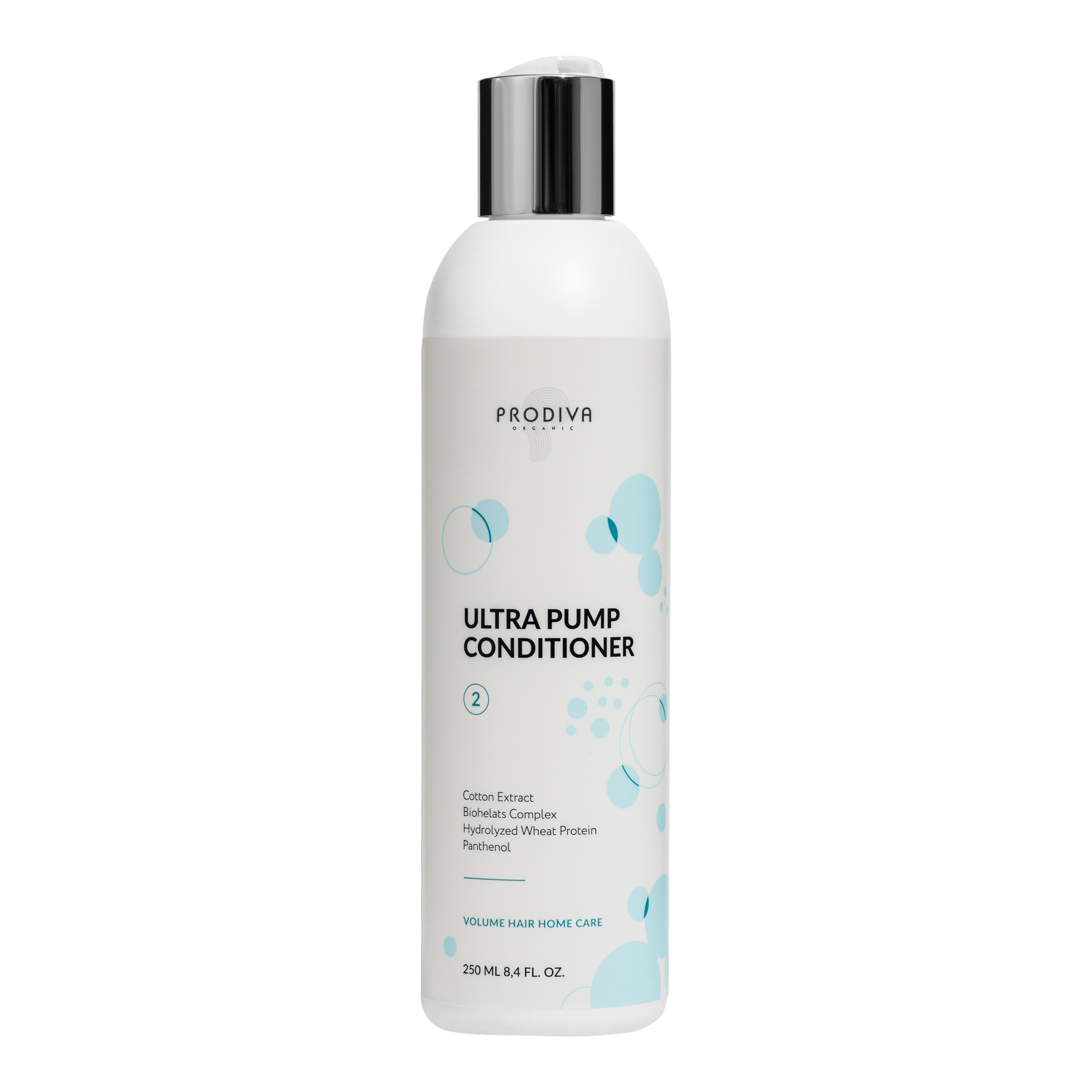 PRODIVA, Кондиционер для пышного объема и плотности волос Ultra Pump Conditioner, 250 мл.