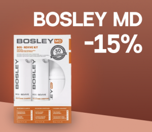 Скидка 15% на товары бренда BOSLEY MD!